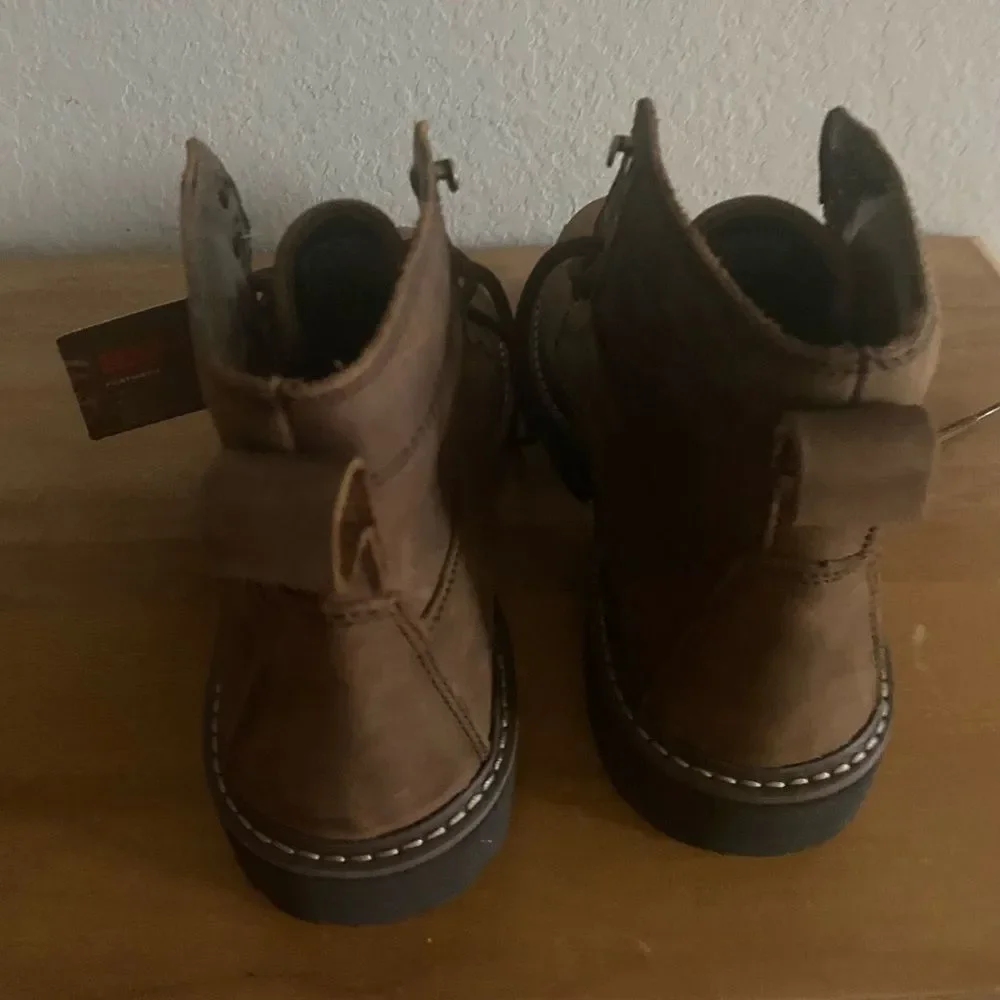 Ozark Trail Men's Range Clean Toe Mountain Hiking Boots Size 7 m7 W9 Outdoor